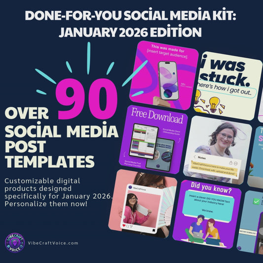 Done-For-You Social Media Kit: January 2026 Edition